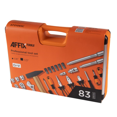 AFFIX Набор инструментов универсальный, 83 предмета AFFIX Набор инструментов универсальный, 83 предмета