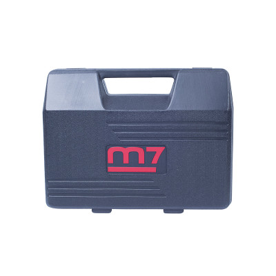 MIGHTY SEVEN Пневмозубило 10 мм, 3200 уд/мин, с набором насадок, 7 предметов MIGHTY SEVEN Пневмозубило 10 мм, 3200 уд/мин, с набором насадок, 7 предметов