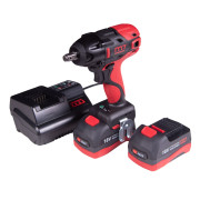 MIGHTY SEVEN Гайковерт аккумуляторный ударный 1/2", 813 Нм, 18 В, 4 предмета, кейс