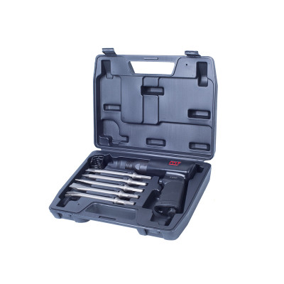 MIGHTY SEVEN Пневмозубило 10 мм, 3200 уд/мин, с набором насадок, 7 предметов MIGHTY SEVEN Пневмозубило 10 мм, 3200 уд/мин, с набором насадок, 7 предметов