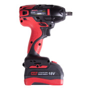 MIGHTY SEVEN Гайковерт аккумуляторный ударный 1/2", 813 Нм, 18 В, 4 предмета, кейс