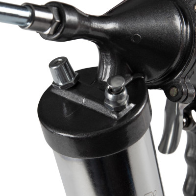 МАСТАК Шприц солидолонагнетатель пневматический 400 мл МАСТАК Шприц солидолонагнетатель пневматический 400 мл