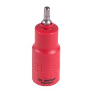 KING TONY Насадка (бита) торцевая диэлектрическая 1/2", HEX, 5 мм, L = 75 мм