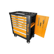 Набор инструментов "BOXER" в черной тележке, 157 предметов TOLSEN TT85415