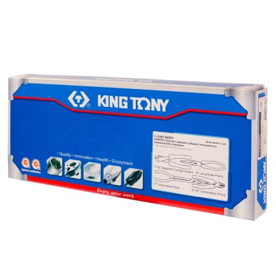 Набор пассатижей и бокорезов, ложемент, 4 предмета KING TONY 9-40104GPV Набор пассатижей и бокорезов, ложемент, 4 предмета KING TONY 9-40104GPV