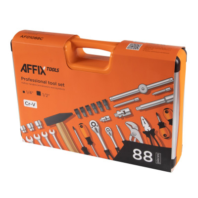 AFFIX Набор инструментов универсальный, 88 предметов AFFIX Набор инструментов универсальный, 88 предметов