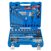 KING TONY Набор инструментов универсальный, дюймовый, 87 предметов