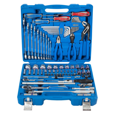 KING TONY Набор инструментов универсальный, дюймовый, 87 предметов KING TONY Набор инструментов универсальный, дюймовый, 87 предметов