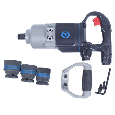 KING TONY Гайковерт пневматический ударный 3/4", 2170 Нм, в комплекте 3 торцевые головки KING TONY Гайковерт пневматический ударный 3/4", 2170 Нм, в комплекте 3 торцевые головки