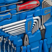 KING TONY Набор инструментов универсальный, дюймовый, 87 предметов