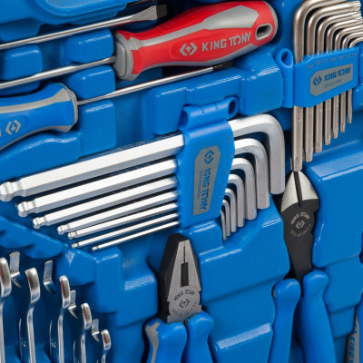 KING TONY Набор инструментов универсальный, дюймовый, 87 предметов KING TONY Набор инструментов универсальный, дюймовый, 87 предметов