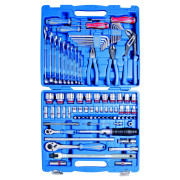 KING TONY Набор инструментов универсальный, дюймовый, 87 предметов