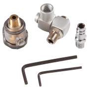 MIGHTY SEVEN Пневмолобзик 10 мм ход полотна, 9000 ход/мин, с набором принадлежностей, 22 предмета