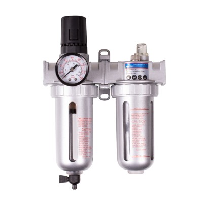 KING TONY Фильтр влагоотделитель с редуктором и лубрикатор 3/8", с манометром KING TONY Фильтр влагоотделитель с редуктором и лубрикатор 3/8", с манометром