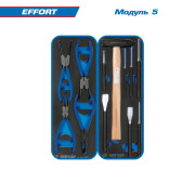 Набор инструментов "EFFORT" в чёрной тележке, 235 предметов KING TONY 9G35-235MRV