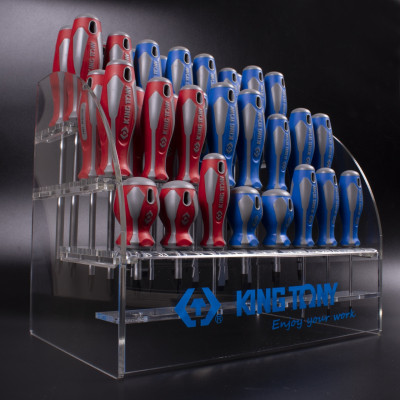 Стенд со стандартными отвертками, серии 1421, 1422, 1423, 1427, 40 предметов KING TONY 31427MR Стенд со стандартными отвертками, серии 1421, 1422, 1423, 1427, 40 предметов KING TONY 31427MR