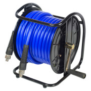 МАСТАК Шланг пневматический 10х15 мм, 20 м, на открытой катушке, полиуретановый, резьба 1/4"