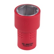 KING TONY Головка торцевая диэлектрическая шестигранная 3/8", 19 мм