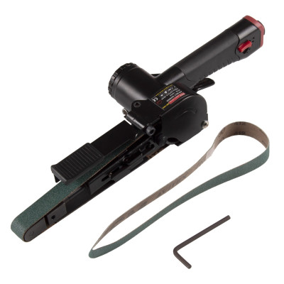 MIGHTY SEVEN Пневматическая ленточная шлифовальная машина 20 х 520 мм, 16 000 об/мин MIGHTY SEVEN Пневматическая ленточная шлифовальная машина 20 х 520 мм, 16 000 об/мин