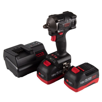 MIGHTY SEVEN Гайковерт аккумуляторный ударный 1/2", 900 Нм, 18 В, укороченный, 4 предмета, кейс MIGHTY SEVEN Гайковерт аккумуляторный ударный 1/2", 900 Нм, 18 В, укороченный, 4 предмета, кейс