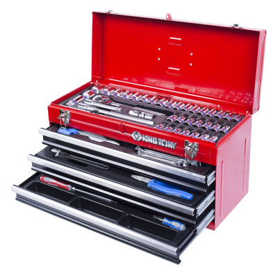 KING TONY Набор инструментов универсальный, выдвижной ящик, 69 предметов KING TONY Набор инструментов универсальный, выдвижной ящик, 69 предметов