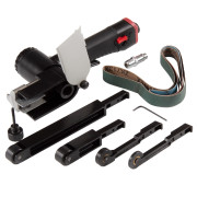 MIGHTY SEVEN Пневматическая ленточная шлифовальная машина, 16 000 об/мин, 4 насадки, кейс