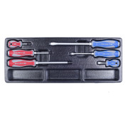 KING TONY Набор инструментов универсальный, выдвижной ящик, 69 предметов