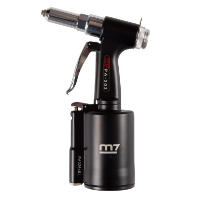 MIGHTY SEVEN Пневмогидравлический заклепочник для заклепок диаметром 3,2 до 6,4 мм MIGHTY SEVEN Пневмогидравлический заклепочник для заклепок диаметром 3,2 до 6,4 мм