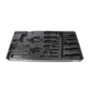 Ложемент для набора отверток 9-90129CR, PVC KING TONY 84702420B
