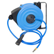 KING TONY Шланг пневматический на автоматической катушке 8х12 мм, 10 м, полиуретановый, резьба 1/4"