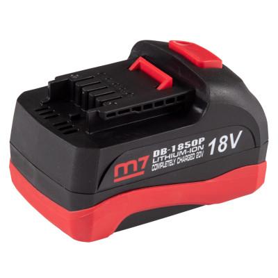 MIGHTY SEVEN Гайковерт аккумуляторный ударный 1/2", 900 Нм, 18 В, укороченный, 4 предмета, кейс MIGHTY SEVEN Гайковерт аккумуляторный ударный 1/2", 900 Нм, 18 В, укороченный, 4 предмета, кейс