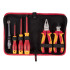 TOLSEN Набор инструментов диэлектрических, 6 предметов, в футляре на молнии TOLSEN Набор инструментов диэлектрических, 6 предметов, в футляре на молнии