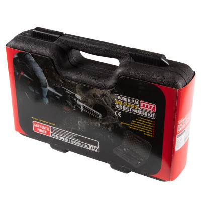 MIGHTY SEVEN Пневматическая ленточная шлифовальная машина, 16 000 об/мин, 4 насадки, кейс MIGHTY SEVEN Пневматическая ленточная шлифовальная машина, 16 000 об/мин, 4 насадки, кейс