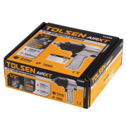 TOLSEN Гайковерт пневматический ударный 1/2", 680 Нм