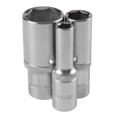 Набор глубоких головок 1/2”, шестигранные, ложемент, 12 предметов МАСТАК 5-014012 Набор глубоких головок 1/2”, шестигранные, ложемент, 12 предметов МАСТАК 5-014012