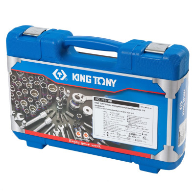 KING TONY Набор инструментов универсальный, 110 предметов KING TONY Набор инструментов универсальный, 110 предметов