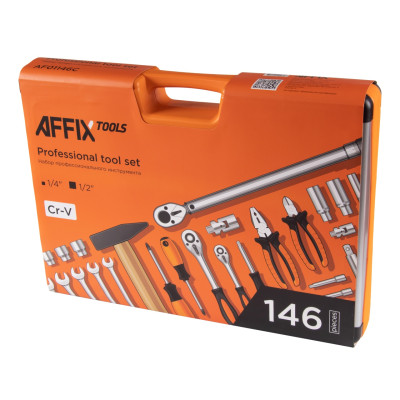 AFFIX Набор инструментов универсальный, 146 предметов AFFIX Набор инструментов универсальный, 146 предметов