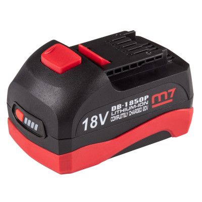 MIGHTY SEVEN Гайковерт аккумуляторный ударный 1/2", 900 Нм, 18 В, укороченный, 4 предмета, кейс MIGHTY SEVEN Гайковерт аккумуляторный ударный 1/2", 900 Нм, 18 В, укороченный, 4 предмета, кейс