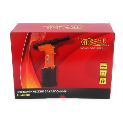 Пневматический заклепочник MESSER RL-4000H для вытяжных заклепок (4,8 - 6,4 мм) Пневматический заклепочник MESSER RL-4000H для вытяжных заклепок (4,8 - 6,4 мм)