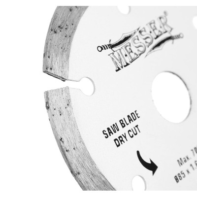 Диск 85х15х1,6х1 мм алмазный для циркулярной мини-пилы MESSER М200 (макс 7000 об/мин, сухой рез) Диск 85х15х1,6х1 мм алмазный для циркулярной мини-пилы MESSER М200 (макс 7000 об/мин, сухой рез)