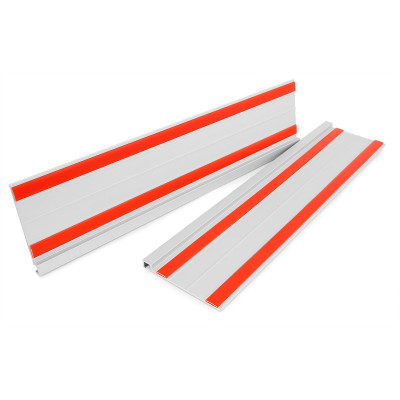 Комплект из двух направляющих шин по 350 мм для циркулярной мини-пилы MESSER M200 со струбцинами, соединителем и фиксатором Комплект из двух направляющих шин по 350 мм для циркулярной мини-пилы MESSER M200 со струбцинами, соединителем и фиксатором