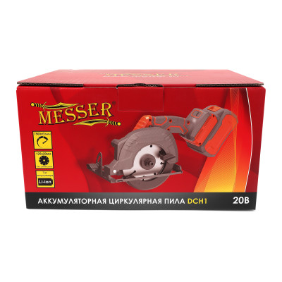 Аккумуляторная циркулярная пила MESSER DCH1 125мм 4Ач Аккумуляторная циркулярная пила MESSER DCH1 125мм 4Ач