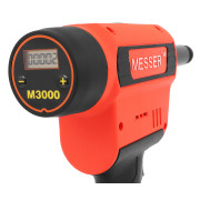 Аккумуляторный резьбовой заклепочник Messer M3000 с электронной системой настройки сжатия и счетчиком
