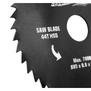 Диск HSS 85х15х0,8 мм 44T универсальный для циркулярной мини-пилы MESSER М200