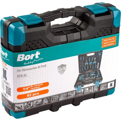 Набор ручного инструмента Bort BTK-82 Набор ручного инструмента Bort BTK-82