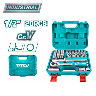 Набор инструментов TOTAL THT121201 (20 предметов) Набор инструментов TOTAL THT121201 (20 предметов)