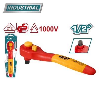 Вороток 1/2 диэлектрический с трещоткой TOTAL THIRTH121 Вороток 1/2 диэлектрический с трещоткой TOTAL THIRTH121
