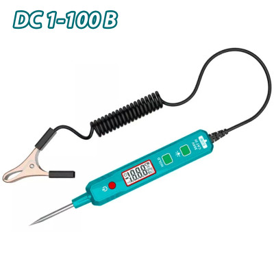 Индикатор напряжения автомобильный 1-100 В TOTAL THT417506 Индикатор напряжения автомобильный 1-100 В TOTAL THT417506