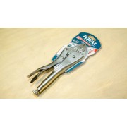 Зажим с фиксатором 250 мм TOTAL изогнутые губки THT191001