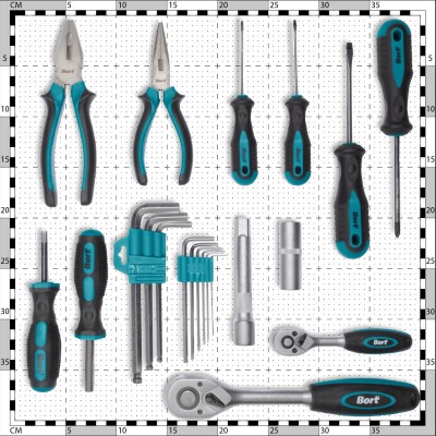 Набор ручного инструмента Bort BTK-86 Набор ручного инструмента Bort BTK-86